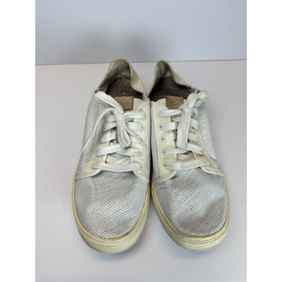 Olukai Women's 20379-4R4R Size 8.5 White Pehuea Li Sneakers Shoes Lace Up EUC - Picture 2 of 10